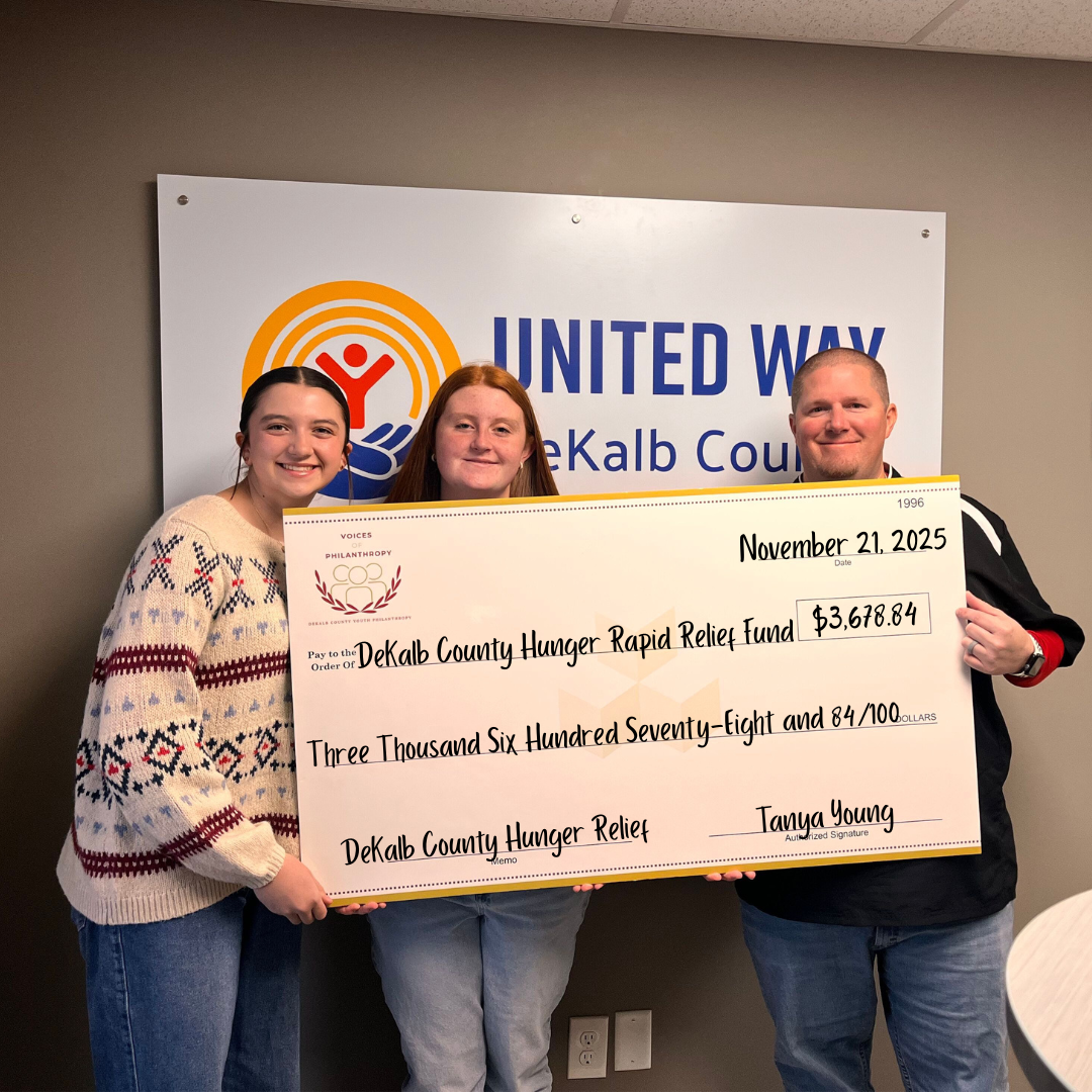 Voices Hunger Relief Check Presentation